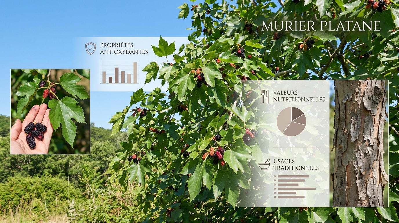 découvrez tout sur le mûrier platane : caractéristiques, culture et bienfaits pour la santé et l'environnement.