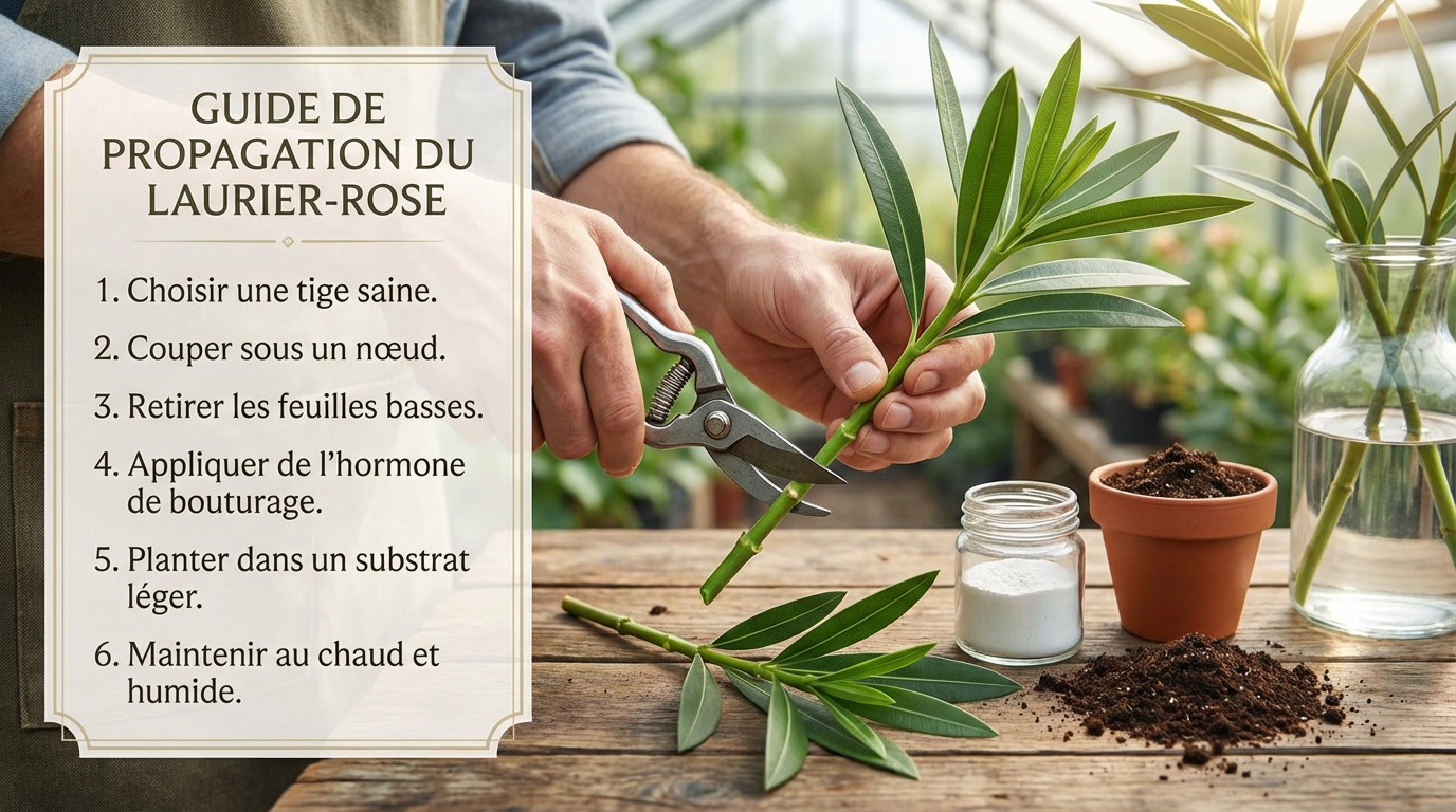 découvrez notre guide pratique pour bouturer un laurier rose facilement et réussir vos plantations. suivez nos conseils étape par étape pour obtenir de belles boutures.
