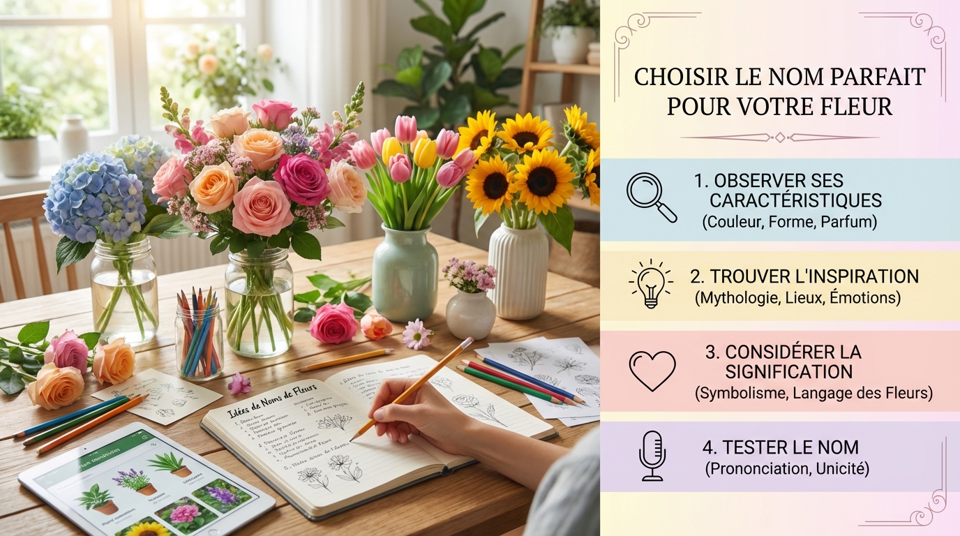 découvrez comment choisir le nom parfait pour votre fleur avec nos conseils pratiques et astuces pour refléter sa beauté et son caractère unique.