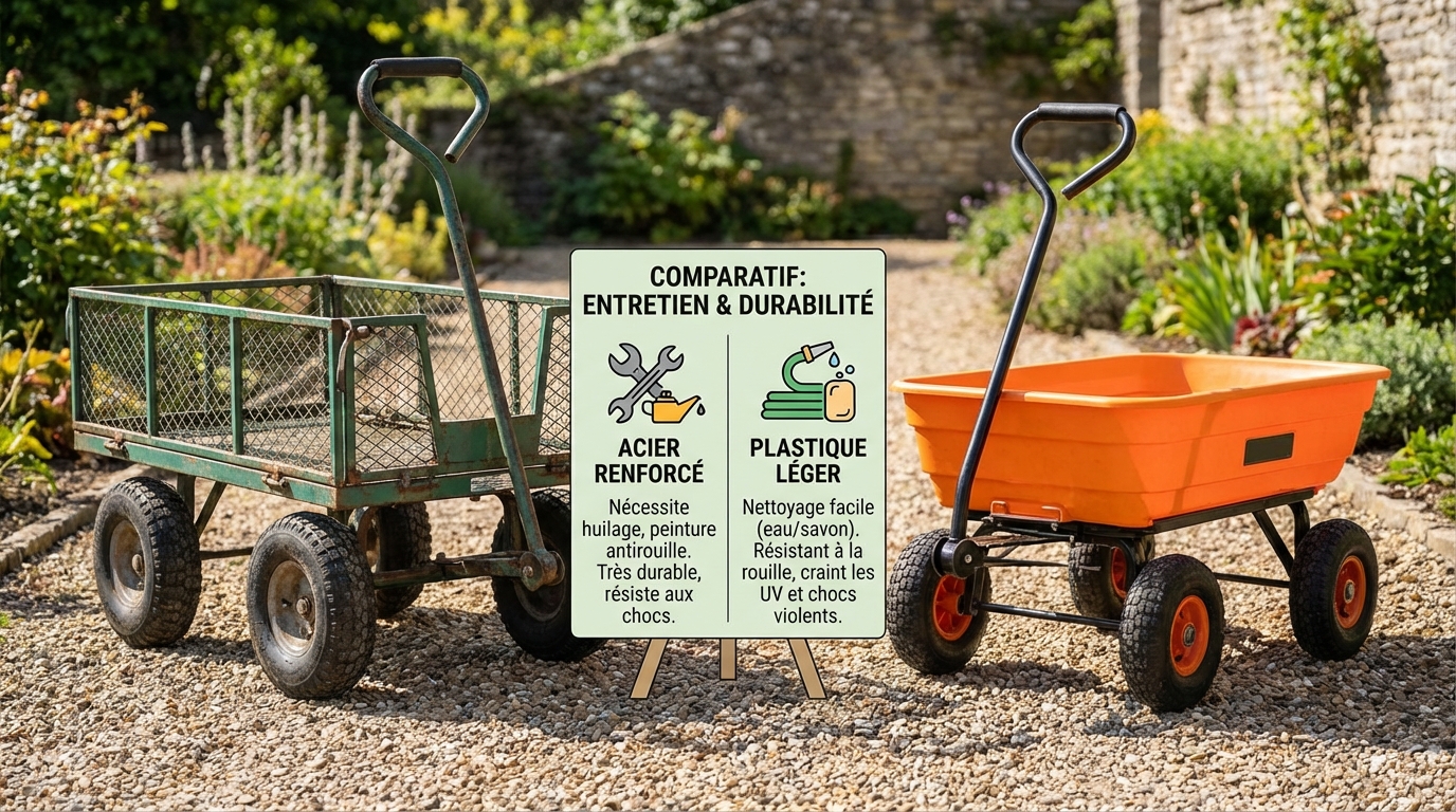 découvrez nos conseils pour choisir un chariot de jardin adapté à vos besoins, alliant praticité, confort et efficacité pour vos travaux en plein air.