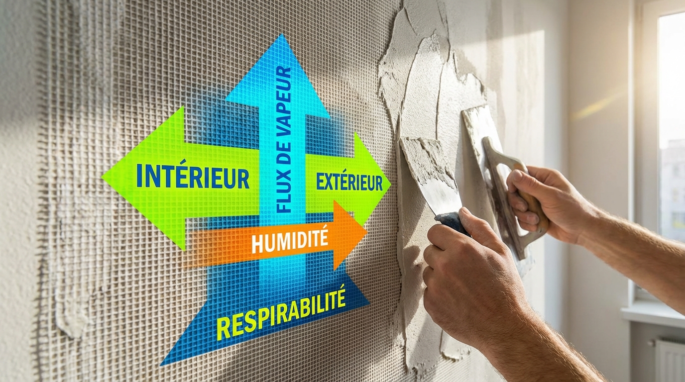 découvrez comment la toile de verre favorise la respiration des murs, améliorant ainsi la qualité de l'air et assurant un habitat sain et durable.