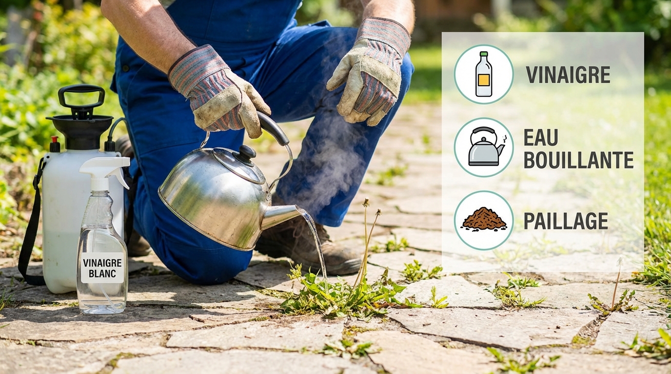 découvrez un désherbant naturel efficace pour éliminer durablement les racines indésirables, respectueux de l'environnement et facile à utiliser dans votre jardin.