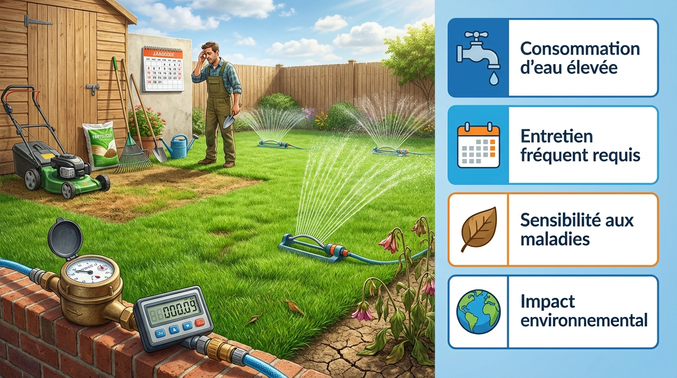 découvrez les inconvénients du gazon anglais et ce qu'il faut connaître avant de choisir ce type de pelouse pour votre jardin.