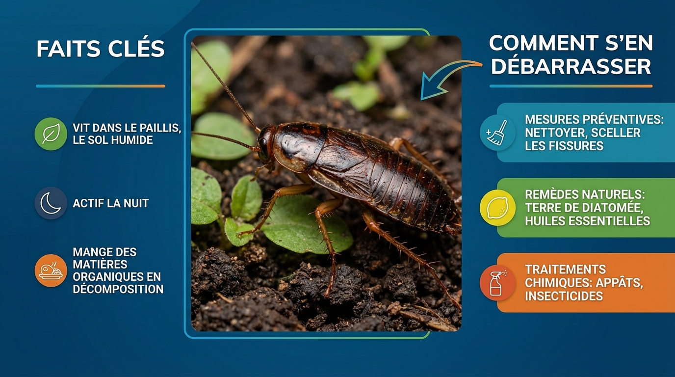 découvrez tout ce qu'il faut savoir sur la blatte de jardin et apprenez les méthodes efficaces pour vous en débarrasser durablement.