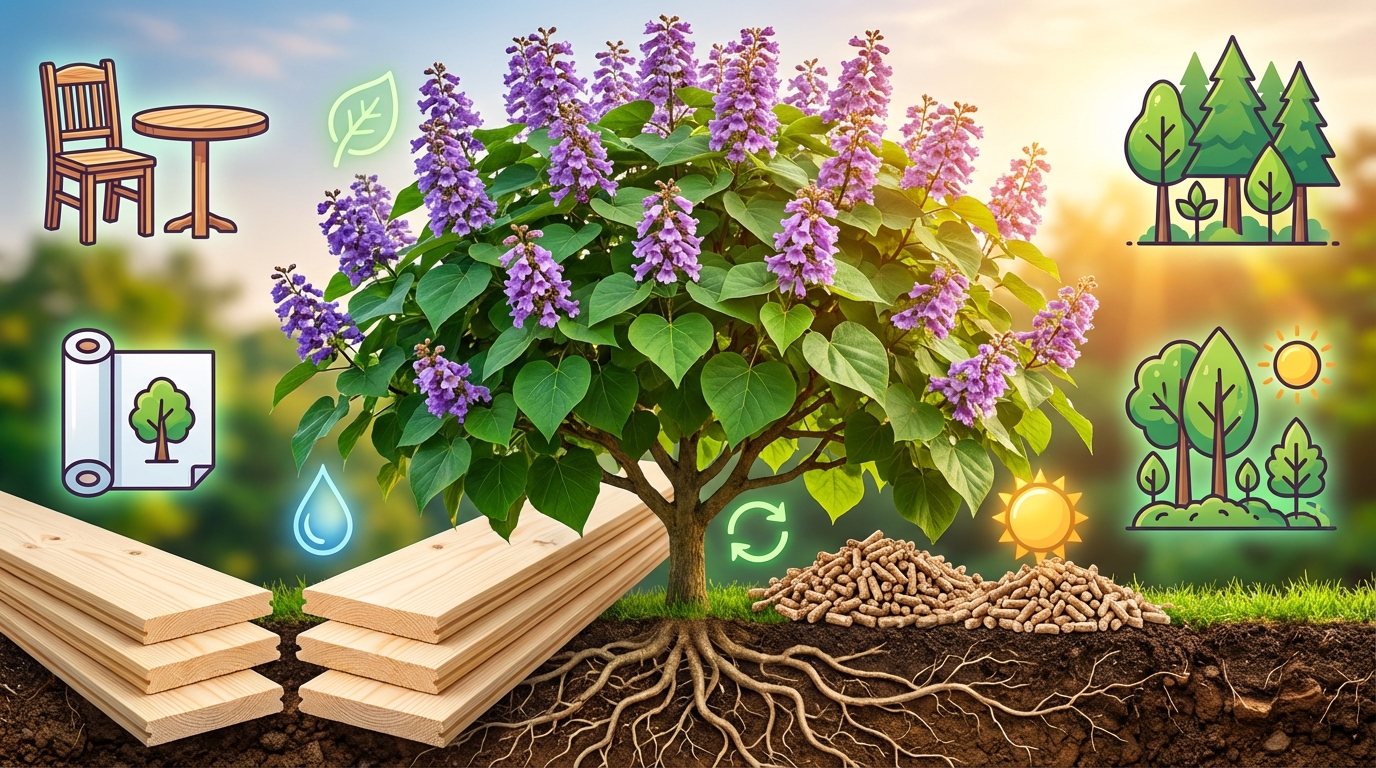 découvrez tout sur l'arbre paulownia : caractéristiques, culture et usages variés, du bois léger à l'aménagement paysager.