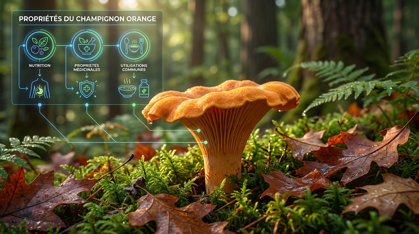 découvrez tout sur le champignon orange : ses caractéristiques, bienfaits et propriétés uniques pour la santé.
