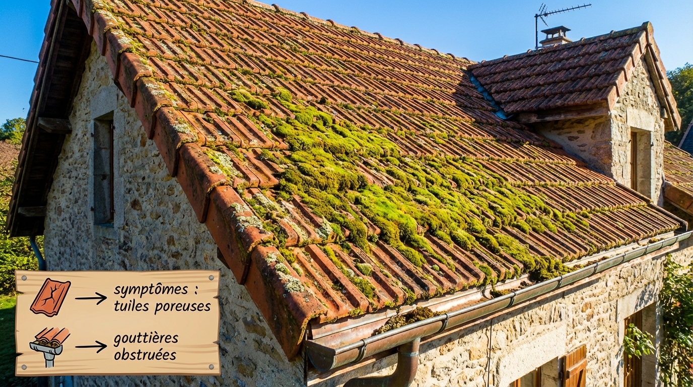 découvrez comment le démoussage de toiture protège votre maison en éliminant mousse et lichens, prolongeant ainsi la durée de vie de votre toit.