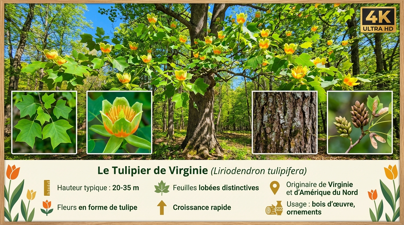 découvrez tout sur le tulipier de virginie, ses caractéristiques uniques, son habitat, sa croissance et son utilité dans le paysage.