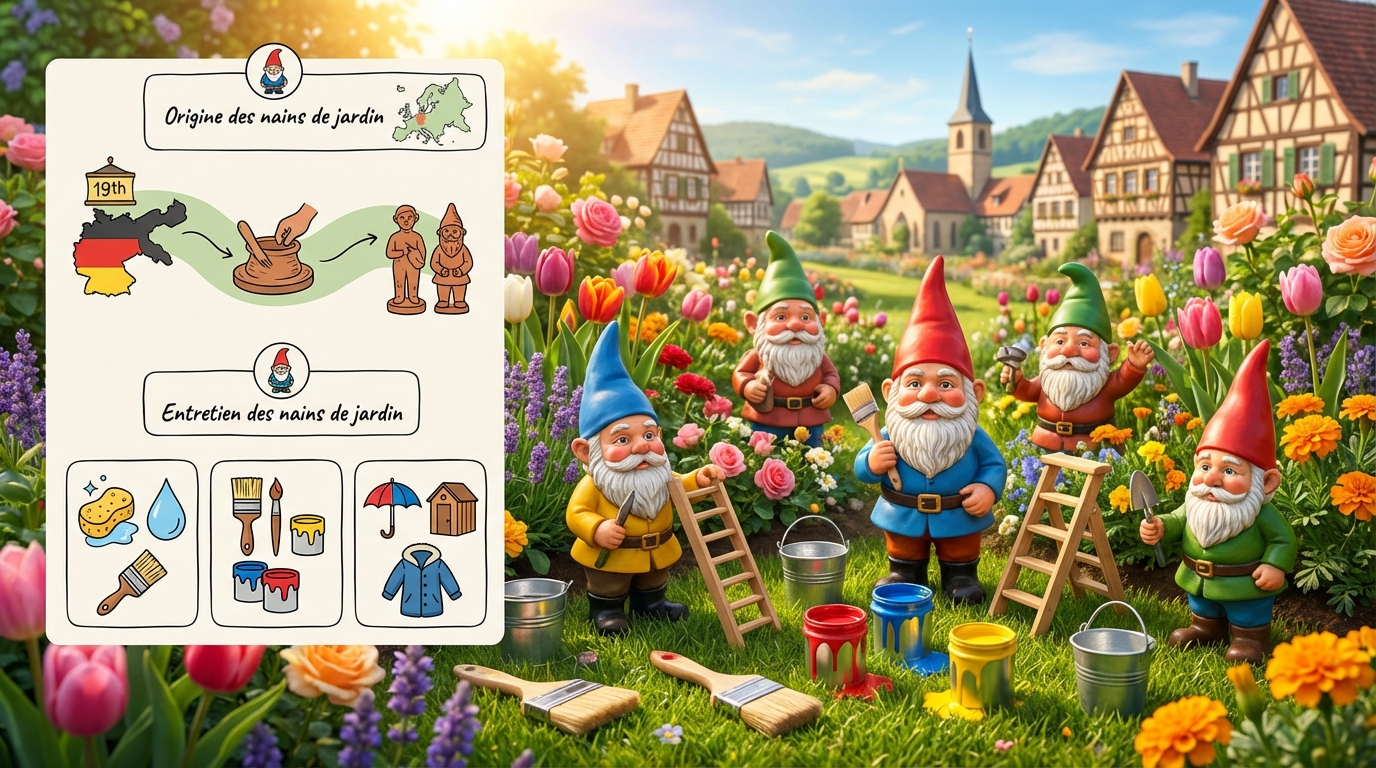 découvrez l'origine fascinante des nains de jardin et apprenez les meilleures astuces pour les entretenir afin de préserver leur charme dans votre espace extérieur.