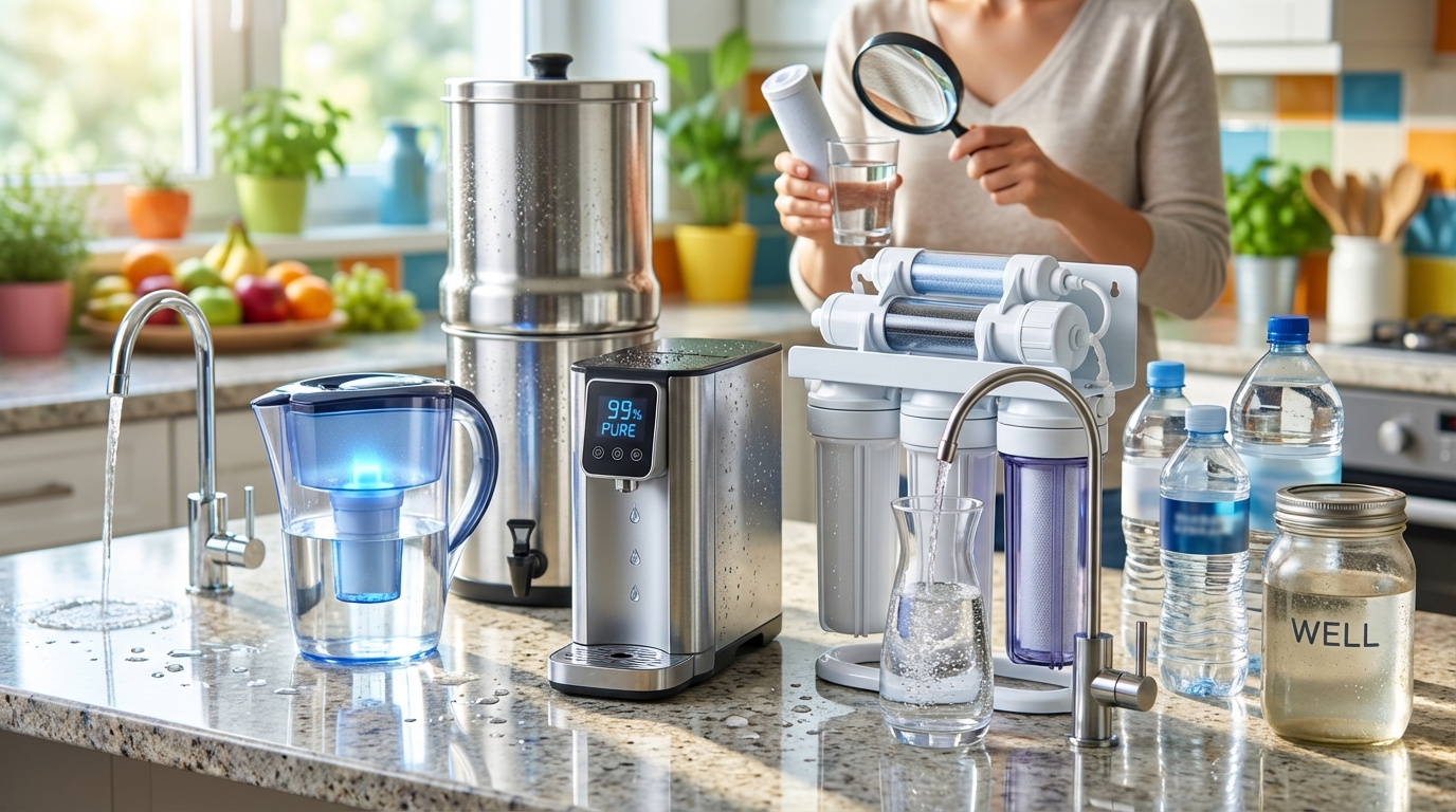 découvrez nos conseils pour choisir un purificateur d'eau adapté à vos besoins et garantir une eau saine et purifiée chez vous.