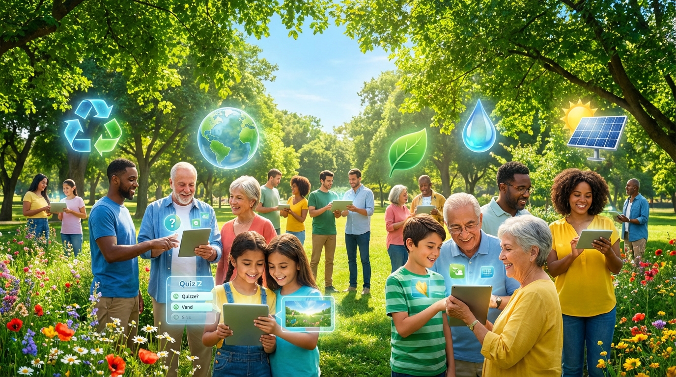 participez au quiz de la journée de la terre proposé par google et testez vos connaissances sur l'environnement, la nature et le développement durable. apprenez tout en vous amusant !