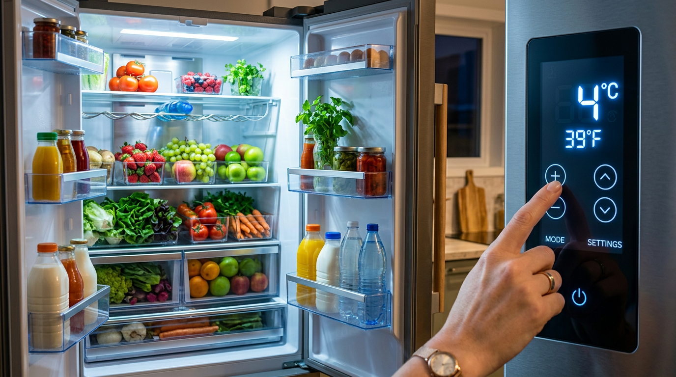 découvrez la température idéale pour votre réfrigérateur et apprenez comment l'ajuster facilement pour conserver vos aliments frais plus longtemps.