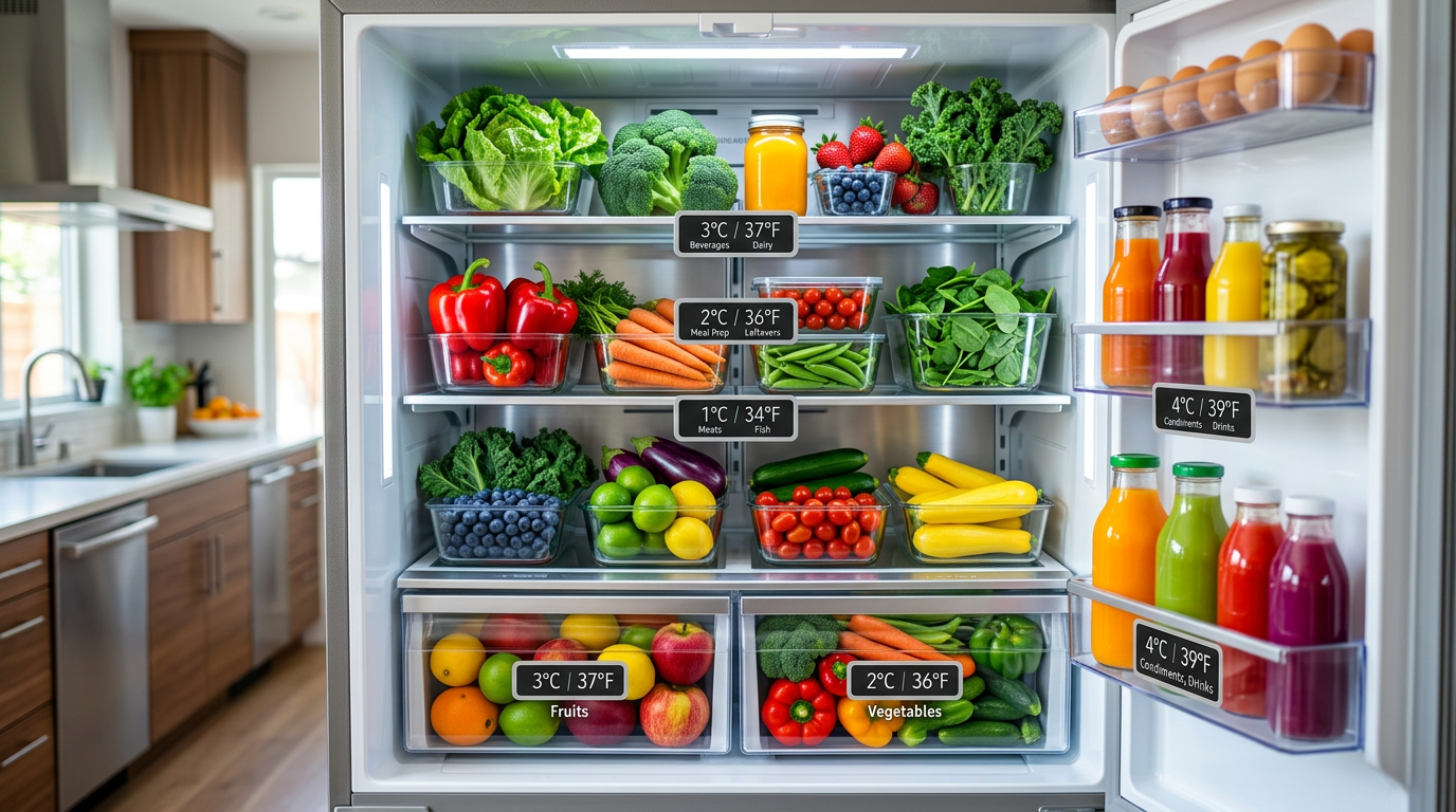 découvrez la température idéale pour votre réfrigérateur et apprenez comment l'ajuster facilement pour conserver vos aliments frais plus longtemps.