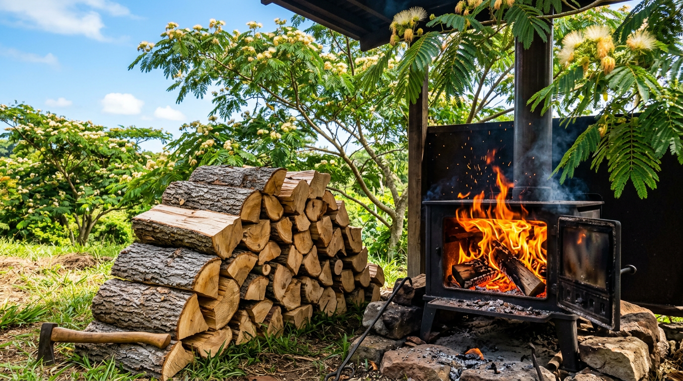 découvrez pourquoi l'albizia est un choix idéal comme bois de chauffage : avantages, efficacité et conseils d'utilisation pour un chauffage optimal.
