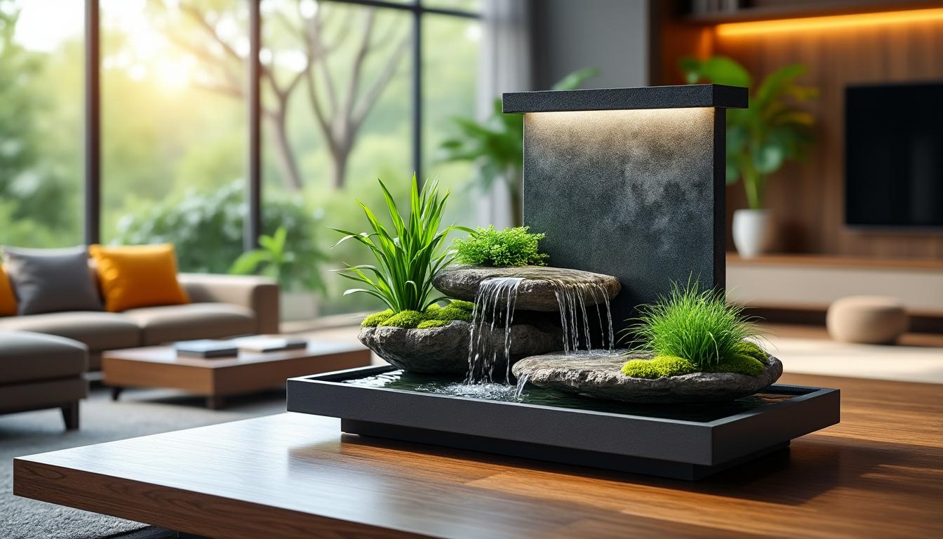 découvrez comment choisir et entretenir une fontaine d'intérieur pour créer un cadre apaisant et harmonieux dans votre espace de vie.