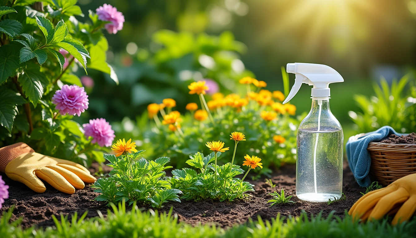 découvrez comment utiliser le désherbant vinaigre pour entretenir votre jardin naturellement et éliminer les mauvaises herbes sans recourir aux produits chimiques.