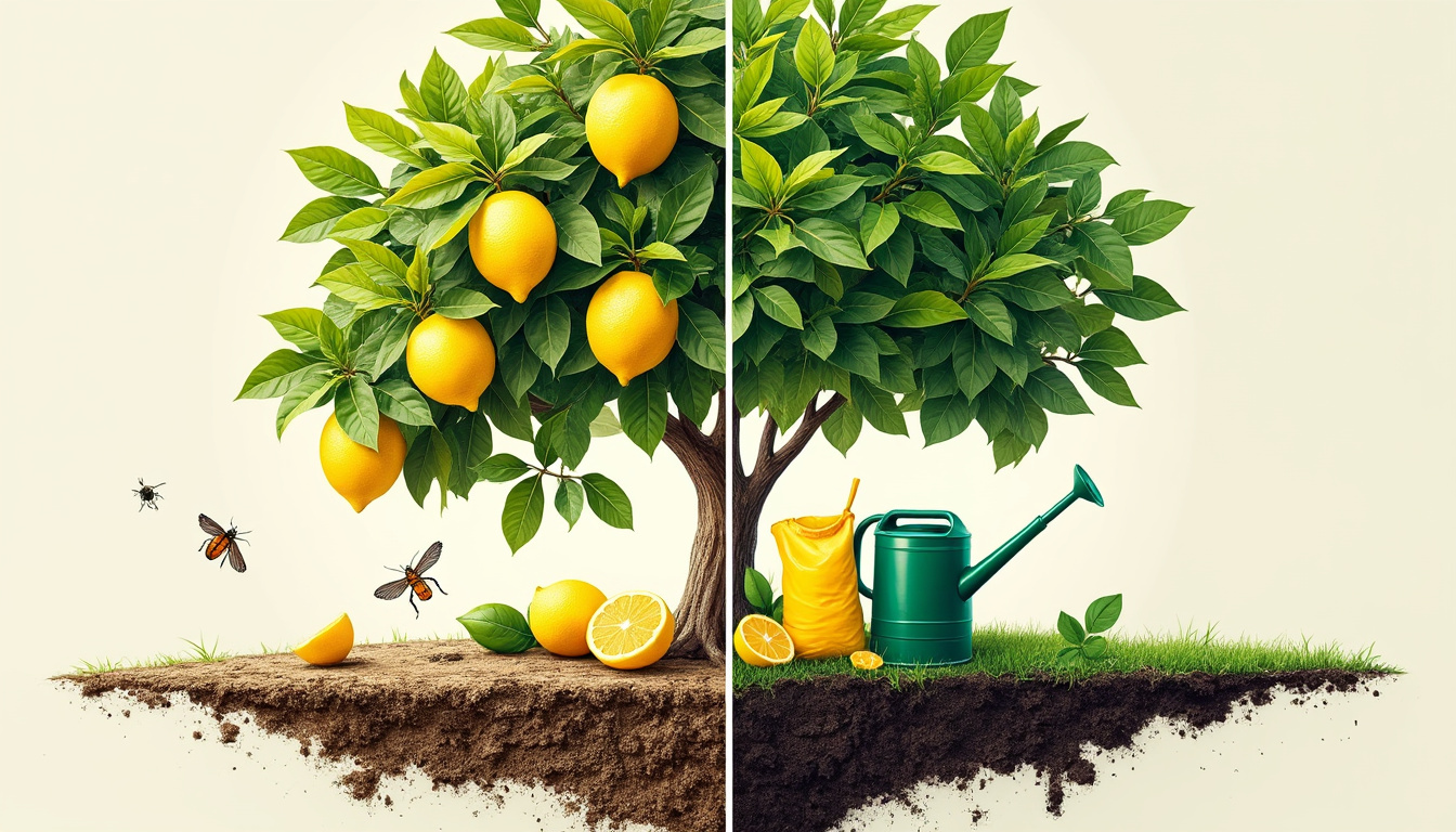 découvrez les causes des feuilles jaunes sur votre citronnier et apprenez les solutions efficaces pour redonner santé et vitalité à votre arbre.
