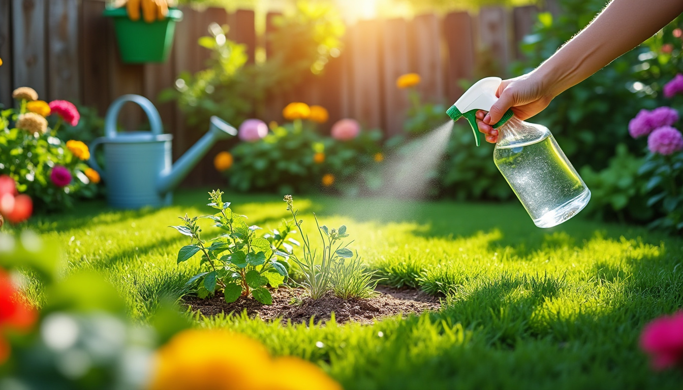découvrez comment utiliser le vinaigre comme désherbant naturel et efficace pour éliminer les mauvaises herbes de votre jardin tout en respectant l'environnement.