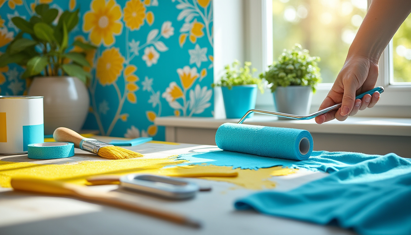 découvrez nos conseils et astuces pour peindre votre papier peint avec succès et obtenir une finition parfaite et durable.
